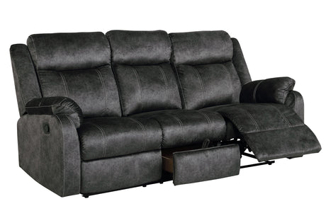 U7303 Domino Granite Reclining Sofa | Global Furniture USA