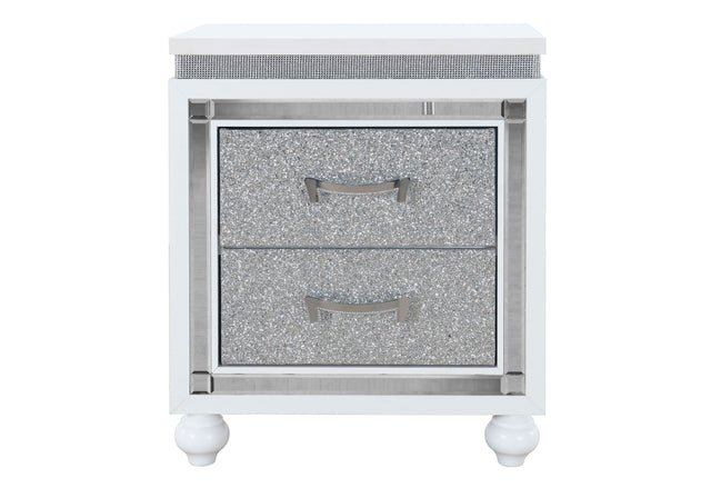 Collete White Nightstand | Global Furniture USA - Home Elegance USA