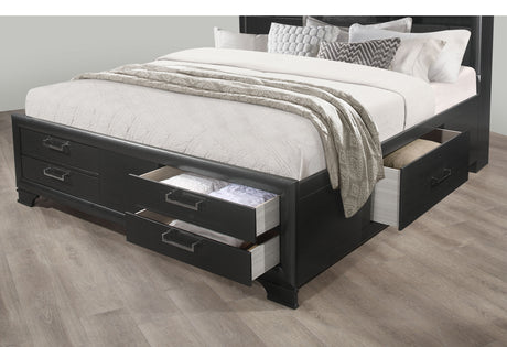 Jordyn Grey Queen Bed | Global - Home Elegance USA