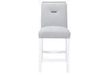 Monaco Grey/White Bar Stool Kit Of 2 | Global Furniture USA - Home Elegance USA