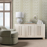 Transitional living room setup with Melange Bar None Credenza as accent storage