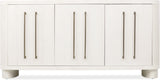 Melange Bar None Credenza in White by Hooker Furniture – Front View