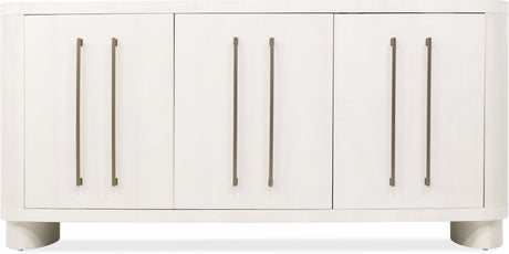 Melange Bar None Credenza in White by Hooker Furniture – Front View