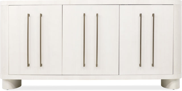 Melange Bar None Credenza in White by Hooker Furniture – Front View