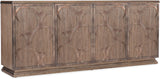 Melange Dancer Credenza by Hooker Furniture with marble top – angle view
