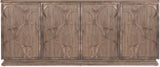 Melange Dancer Credenza by Hooker Furniture with marble top – front view