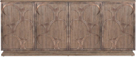 Melange Dancer Credenza by Hooker Furniture with marble top – front view