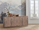 Dancer Credenza styled in transitional living room décor