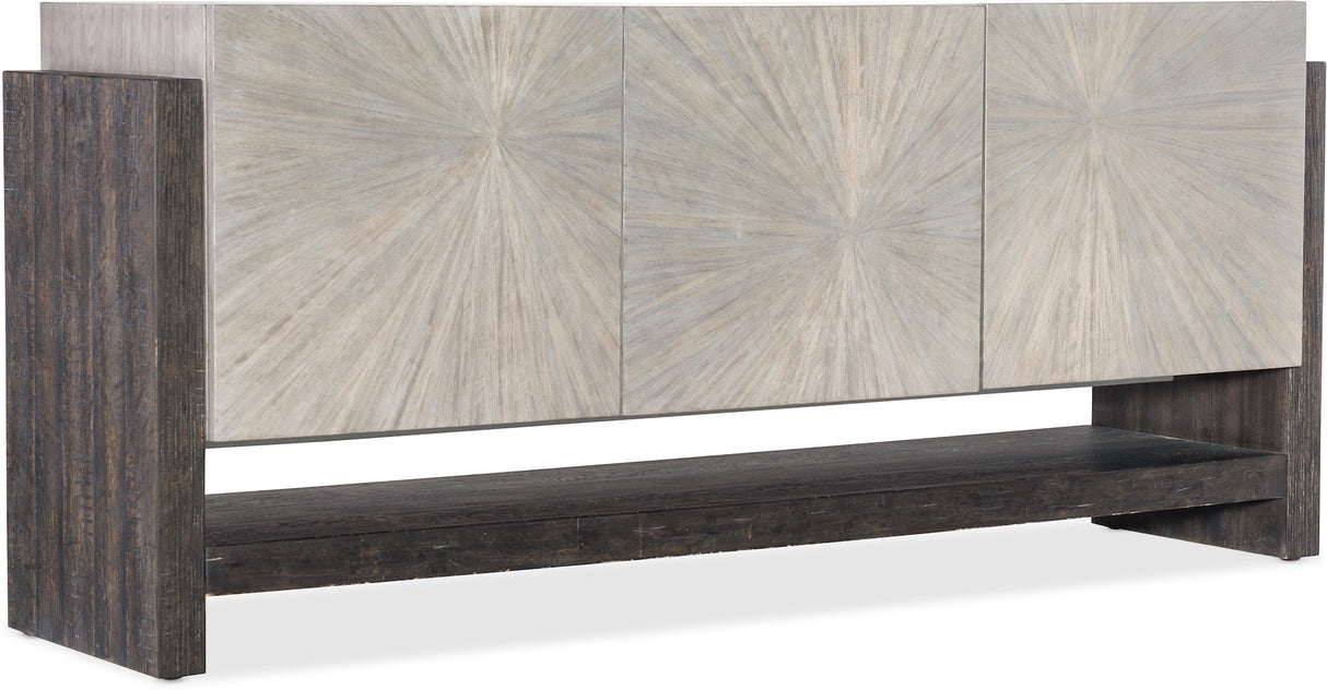 Melange Ground Perspective Credenza by Hooker Furniture – Angle View