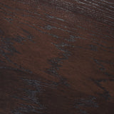 Miami - Modern Brown Round Dining Table with Extension - View Image 1