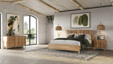 Eastern King - Mikala - Modern Natural Oak Bedroom Set - View Image 1