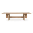 Mineola - Modern Natural White Oak 110" Dining Table - View Image 1