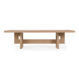 Mineola - Modern Natural White Oak 110" Dining Table - View Image 1