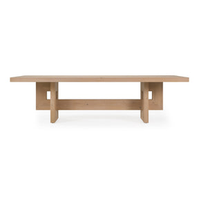 Mineola - Modern Natural White Oak 110" Dining Table - View Image 1