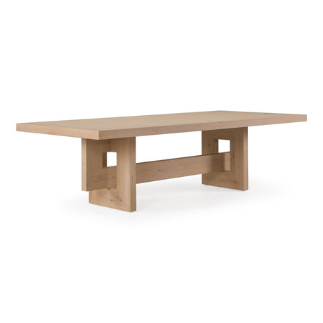 Mineola - Modern Natural White Oak 110" Dining Table - View Image 1