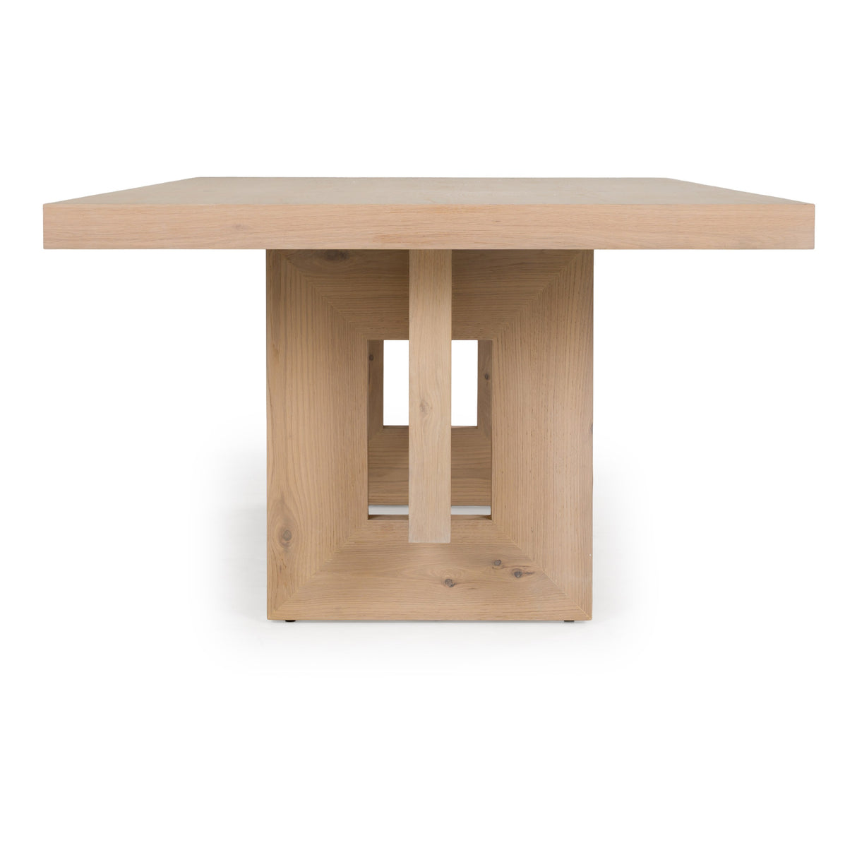 Mineola - Modern Natural White Oak 110" Dining Table - View Image 1
