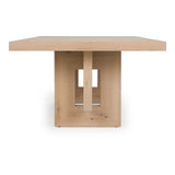 Mineola - Modern Natural White Oak 110" Dining Table - View Image 1