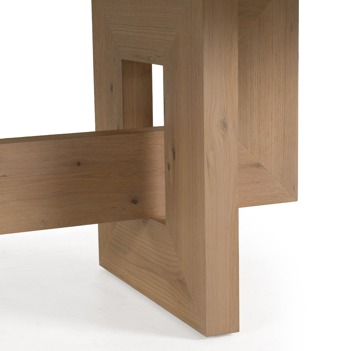 Mineola - Modern Natural White Oak 110" Dining Table - View Image 1
