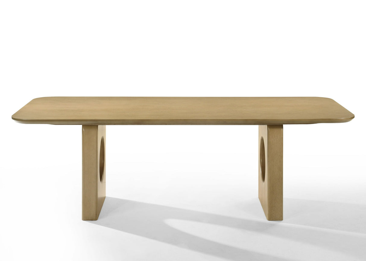 Modrest Oshana - Modern White Oak Dining Set - VGMA-MIT-5351-SET | VIG - Home Elegance USA