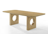 Modrest Oshana - Modern White Oak Dining Set - VGMA-MIT-5351-SET | VIG - Home Elegance USA
