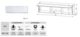 MO-USA2 Modena Grey TV Entertainment System Made In Italy - View Image 1