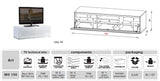MO-USA2 Modena Grey TV Entertainment System Made In Italy - View Image 1