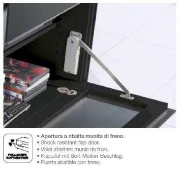 MO-USA2 Modena Grey TV Entertainment System Made In Italy - View Image 1