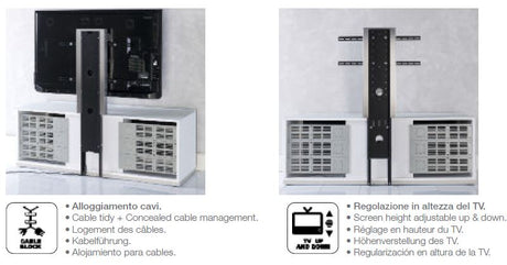 MO-USA2 Modena Grey TV Entertainment System Made In Italy - View Image 1
