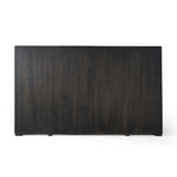 Modrest Fields King Bed in Black - VIG Furniture - back view