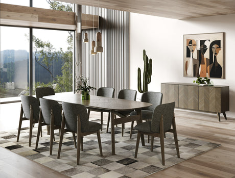 Costello - Mid-Century Modern Wenge Dining Set - View Image 1