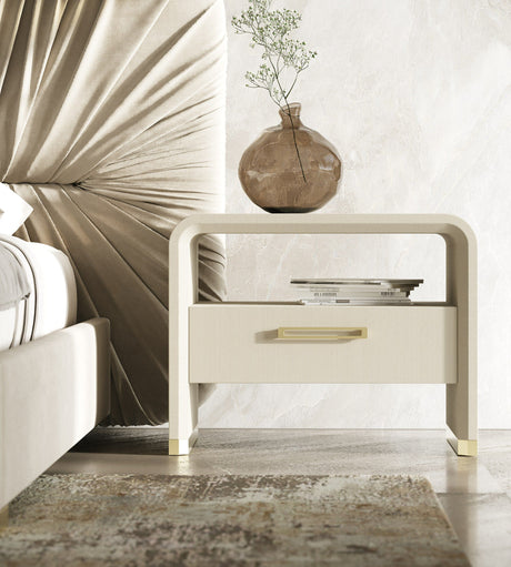 Florence Modern Beige Velvet & Leatherette Bedroom Set – VIG Furniture - sold by Home Elegance USA