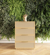 Gavin - Modern Natural Ash + Rattan Chest - View Image 1