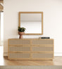 Gavin - Modern Natural Ash + Rattan Dresser - View Image 1