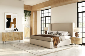 Cambridge White Marble & Mango Dresser - View Image 1