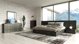 Manchester- Contemporary Dark Grey Q Bedroom Set - View Image 1