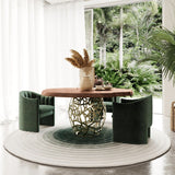 Taylor - Round 63" Live Edge Dining Table - View Image 1