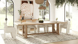 Walz - Modern Natural Oak Rectangular Dining Table - View Image 1