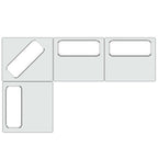 Mondo - Modern Modular Beige Fabric Sectional Sofa-4-Piece Sectional - View Image 1
