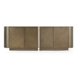 Moorgate - Modern Travertine Ceramic + Bronze Buffet - View Image 1