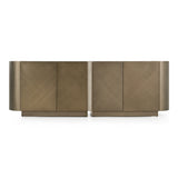 Moorgate - Modern Travertine Ceramic + Bronze Buffet - View Image 1