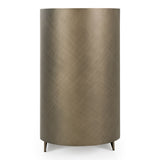 Moorgate - Modern Travertine Ceramic + Bronze Buffet - View Image 1
