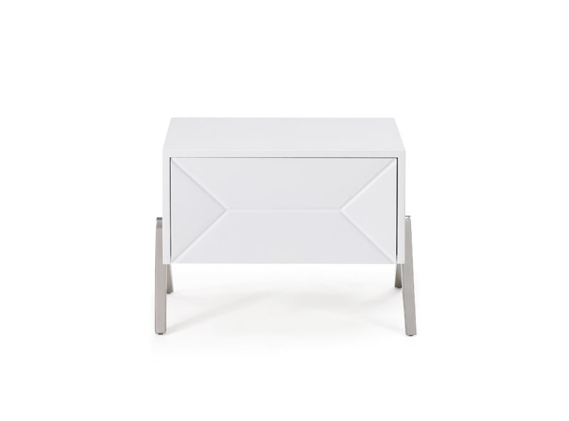 Eastern King Candid Modern White Bedroom Set