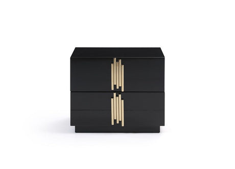Token Modern Black & Gold Bedroom Set – VIG Furniture - sold by Home Elegance USA