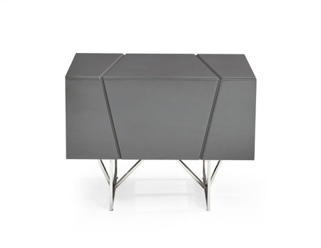Chrysler Modern Grey Bedroom Set Queen & Eastern King – VIG Furniture - sold by Home Elegance USA