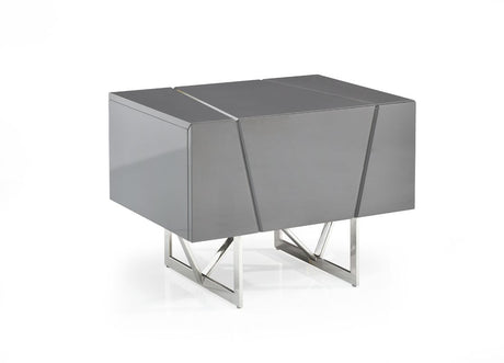Chrysler Modern Grey Bedroom Set Queen & Eastern King – VIG Furniture - sold by Home Elegance USA