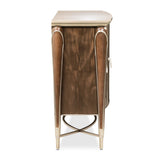 Michael Amini Villa Cherie Sideboard Buffet Cabinet | Caramel & Hazelnut Finishes