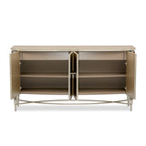Michael Amini Villa Cherie Sideboard Buffet Cabinet | Caramel & Hazelnut Finishes