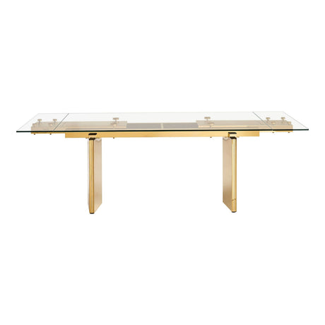 Modrest Nassim - Glam Glass Extendable Dining Table