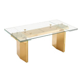 Modrest Nassim - Glam Glass Extendable Dining Table