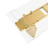 Modrest Nassim - Glam Glass Extendable Dining Table